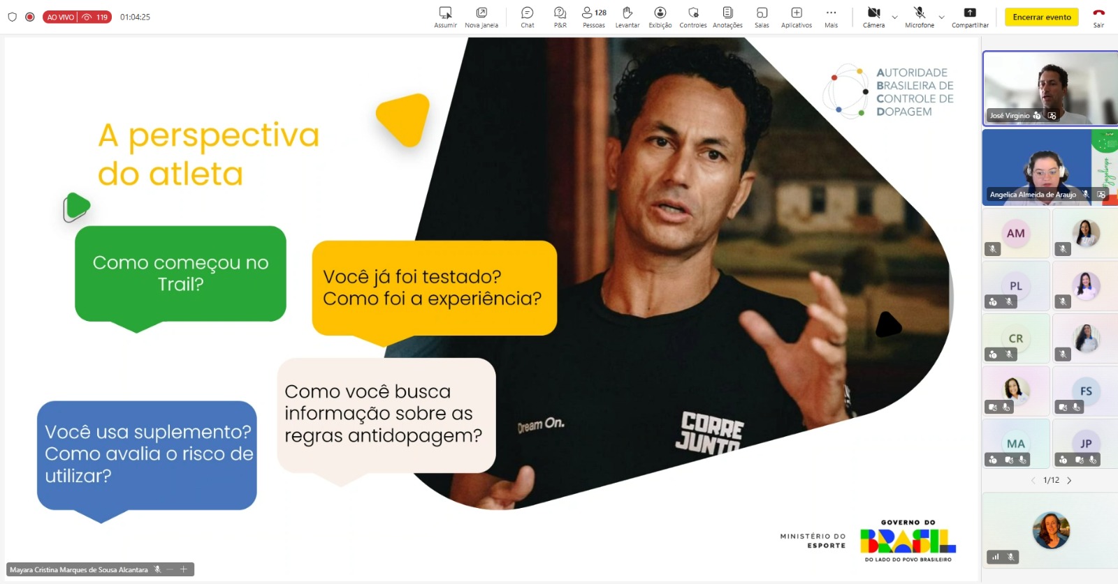 O atleta de trail running José Virgínio