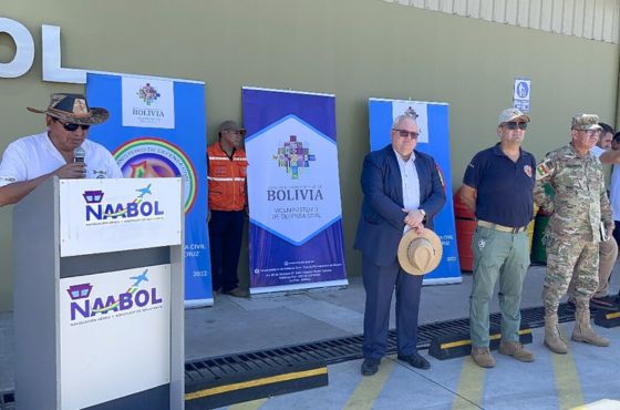 O governo do Brasil doou ao governo da Bolívia, em caráter de cooperação humanitária, equipamentos para auxiliar no combate a incêndios florestais.