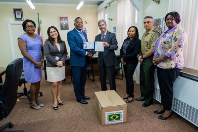 Brasil contribui para prevenção de AIDS e DSTs no Suriname.JPEG