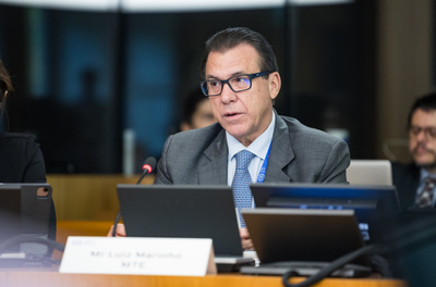 Sr. Luiz Marinho, MTE. XII Reunião de Revisão BrasilOIT.png