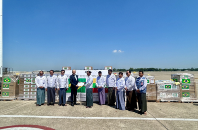 Brasil envia apoio humanitário a Myanmar após terremoto