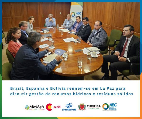 Representantes do Brasil, Espanha e Bolívia reuniram-se essa semana em La Paz.jpg