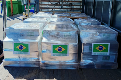 Brasil faz doação humanitária ao Paraguai