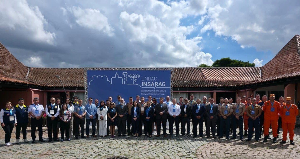 Brasil realiza no Paraná reuniões da ONU e apresenta pedido oficial de classificação internacional de equipe nacional de busca e resgate urbano