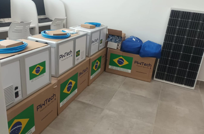 Cerimônia marca entrega de doação humanitária brasileira de purificadores de água a Cabo Verde