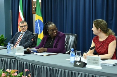 Reunião em Paramaribo amplia cooperação em áreas estratégicas