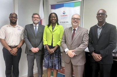 Caribe recebe delegação do Brasil para debater ações conjuntas relativas à gestão integral de riscos de desastres