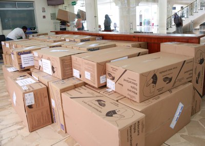 Brasil faz doação de máscaras ao Equador 3.JPEG