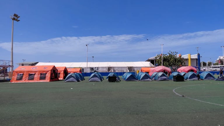 Equipe brasileira já montou acampamento em território venezuelano. Primeiras operações resgataram pelo menos duas pessoas com vida. Foto: Secom/PR