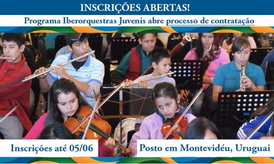 Programa Iberorquestras Juvenis abre processo de contratação.JPEG