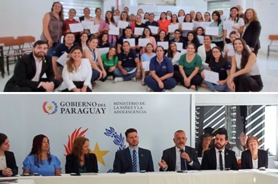 Projeto de cooperação trilateral destinado a cuidadores para o desenvolvimento de crianças