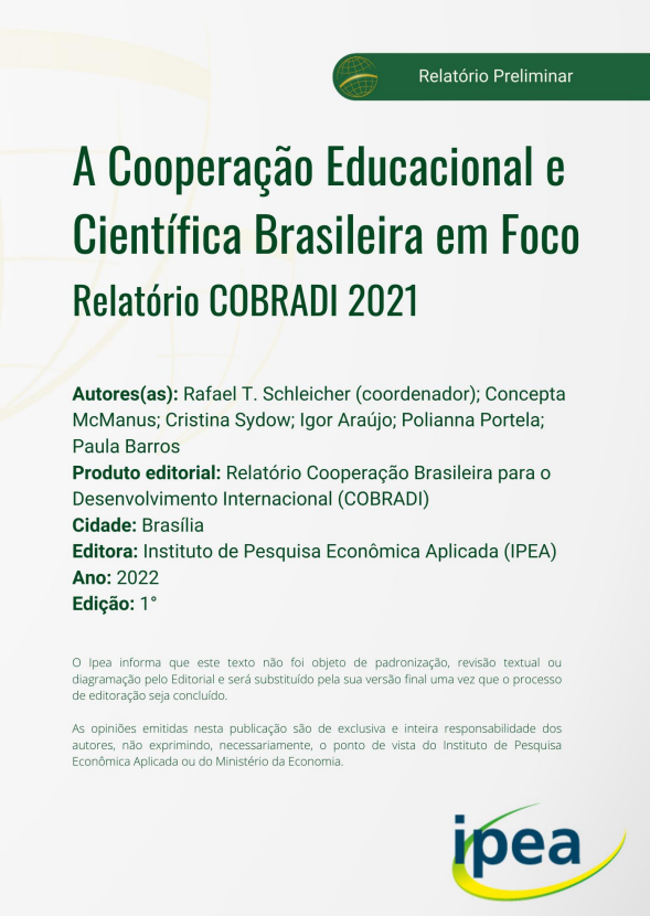 A Cooperação Educacional e Científica Brasileira em Foco Relatório COBRADI 2021