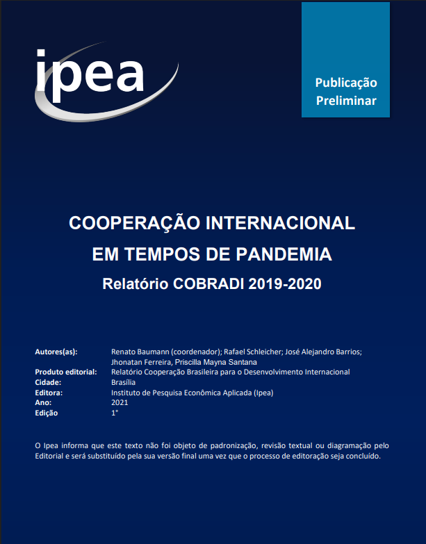 Cooperação Internacional em Tempos de Pandemia Relatório COBRADI 2019-2020