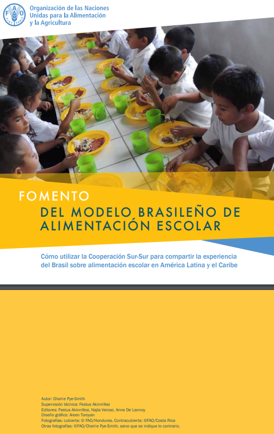 Fomento del modelo brasileño de alimentación escolar