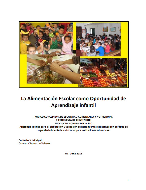 La Alimentación Escolar como Oportunidad de Aprendizaje Infantil - Perú