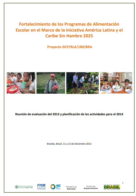 Reunión de evaluación del 2013 y planificación de las actividades para el 2014