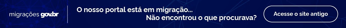 Banner com link para acesso ao site antigo