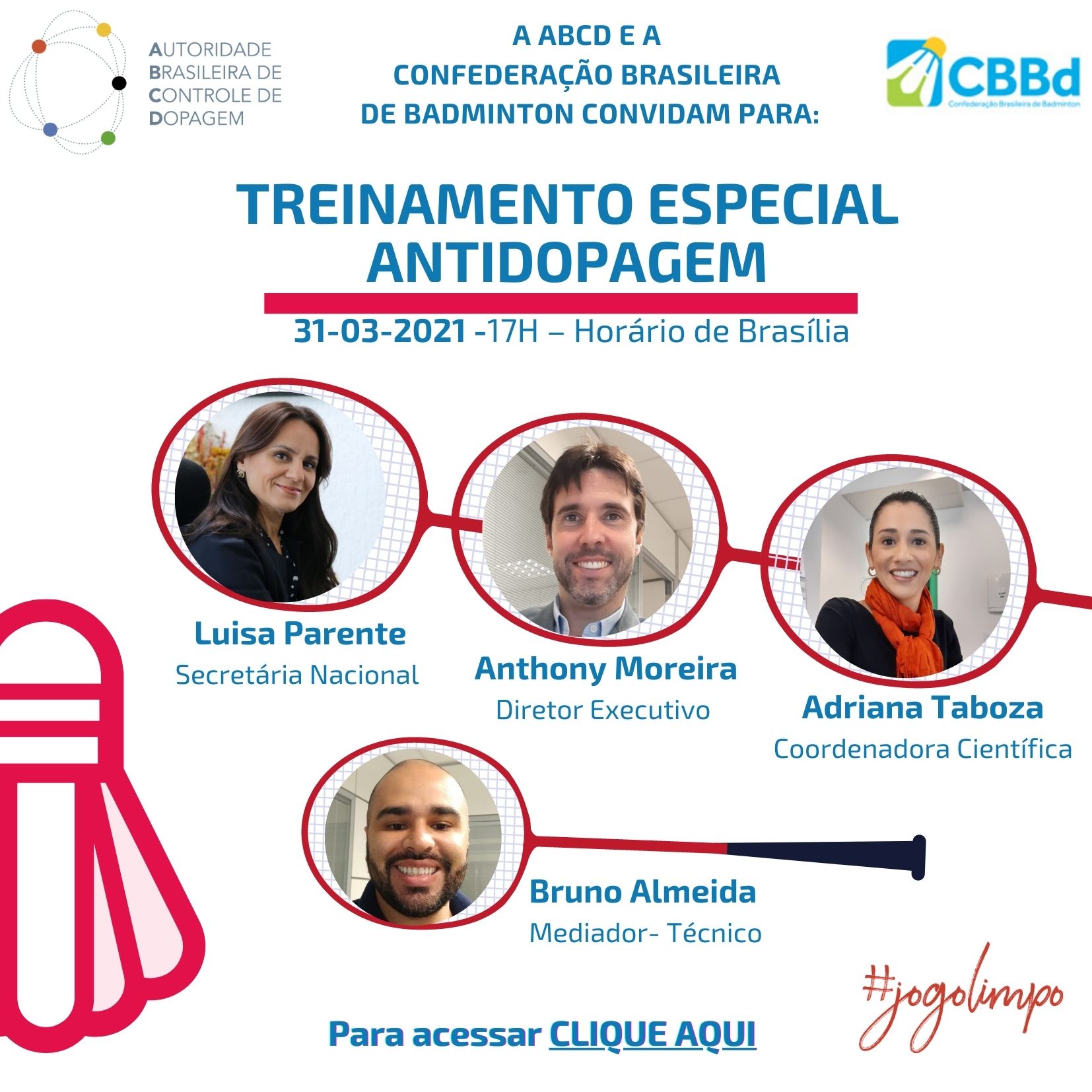 ABCD e Confederação Brasileira de Badminton