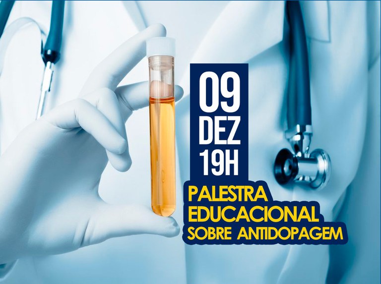Palestra Educacional Antidopagem 9 de dezembro