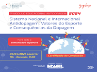 1º Módulo Educacional Antidopagem!