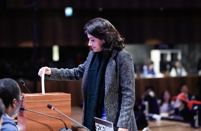 Adriana Taboza, presidente da ABCD, será a representante do Brasil na vice-presidência do Bureau da COP10. Foto: UNESCO/ Maerie ETCHGOYEN