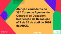 A ABCD informa a retificação da resolução nº1 de 25 de abril de 2024