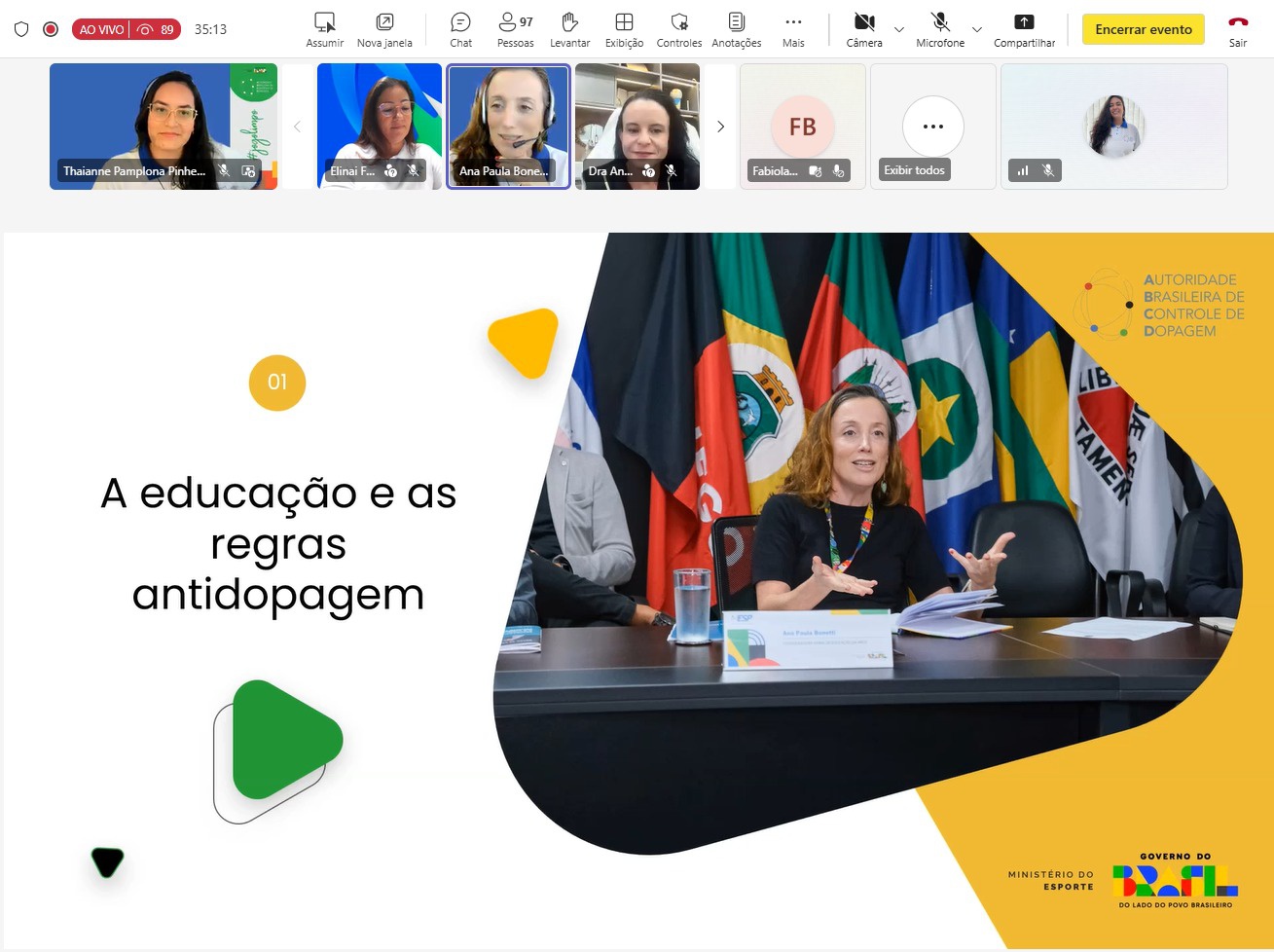 Educação Antidopagem