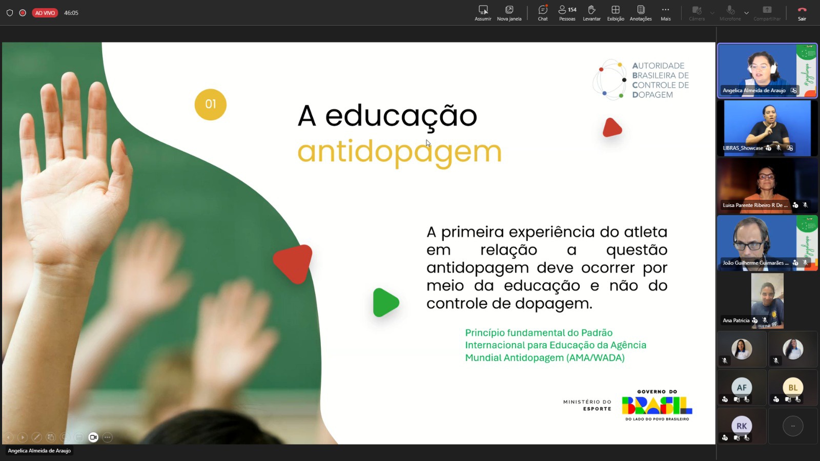 Educa&ccedil;&atilde;o Antidopagem