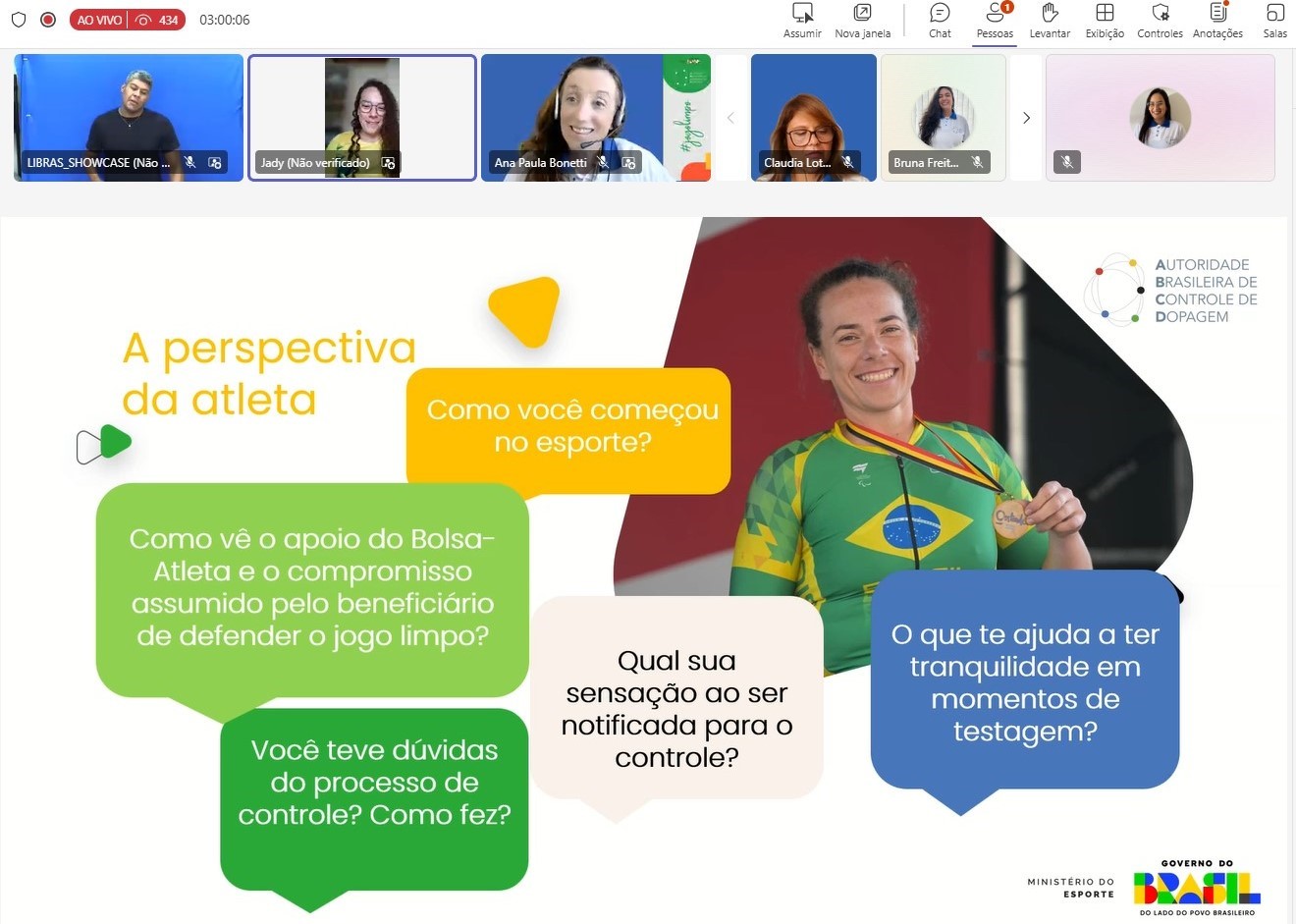 ABCD realiza 1º Treinamento Especial Antidopagem de 2026