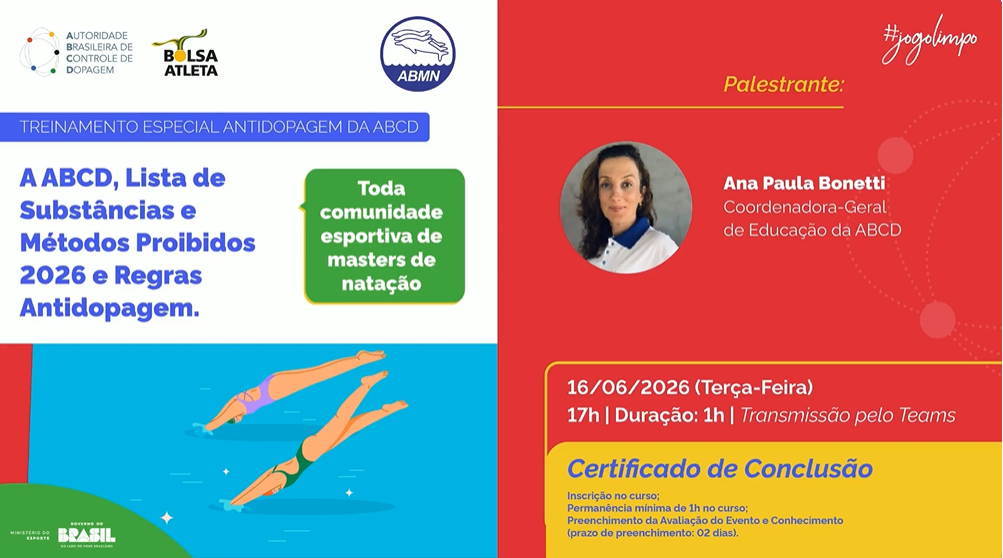 ABCD promove Treinamento Especial para comunidade master de natação
