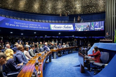 Equipe da ABCD marca presença em sessão solene pelos 112 anos do Comitê Olímpico do Brasil
