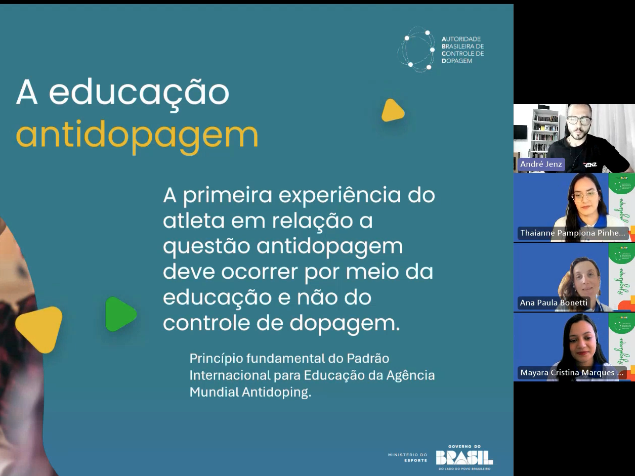 Educação como ferramenta de prevenção marca treinamento antidopagem da ABCD com a FEPERJ