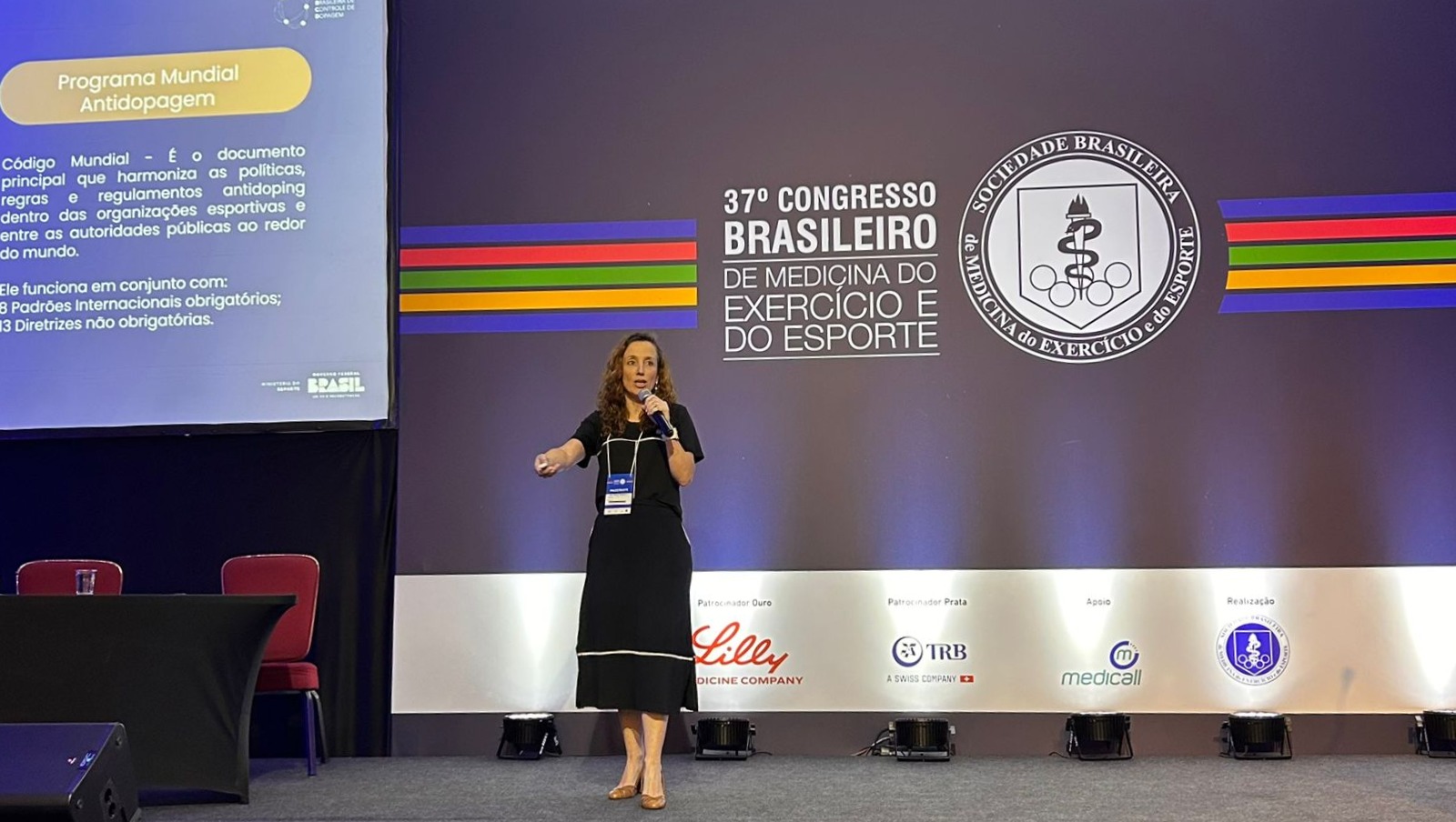 ABCD apresenta palestra no 37º Congresso Brasileiro de Medicina do Exercício e do Esporte, em São Paulo.
