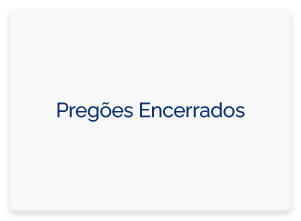 Licitações encerradas