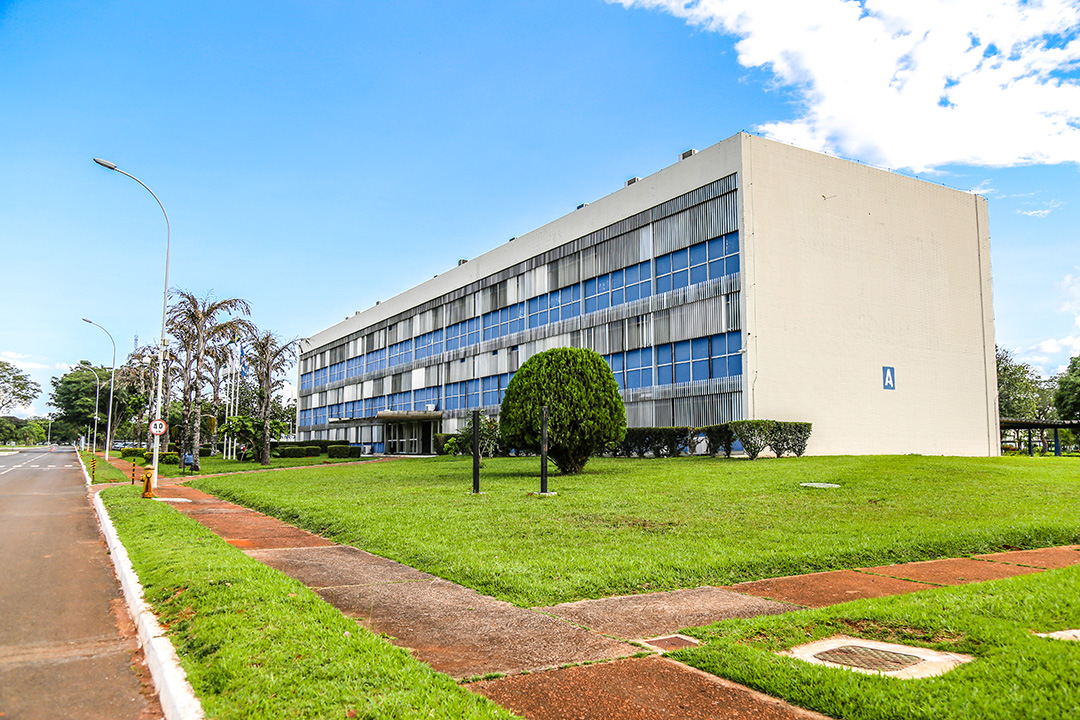 Fachada da sede da ABIN em Brasília