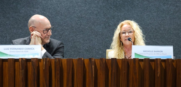 Luiz Fernando Corrêa e Michelle Barron