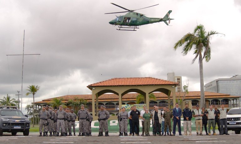 Operação de desintrusão na TI Araribóia teve início em 10 de fevereiro (Foto: Casa Civil)