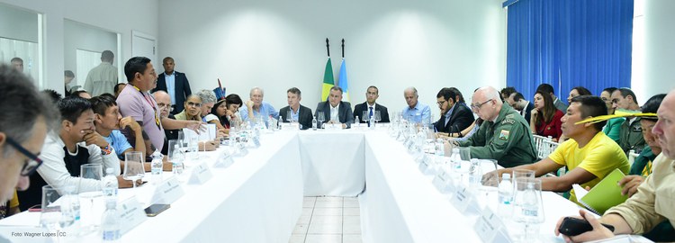 Reunião da Casa de Governo com o ministro da Casa Civil, Rui Costa