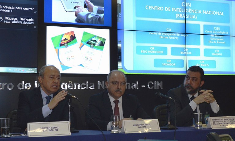 Centro de Inteligência Nacional da Rio 2016, em Brasília/DF