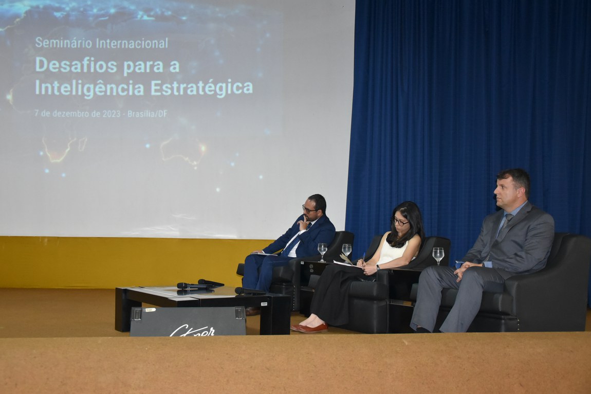 Palestrantes do painel Inteligência estratégica
