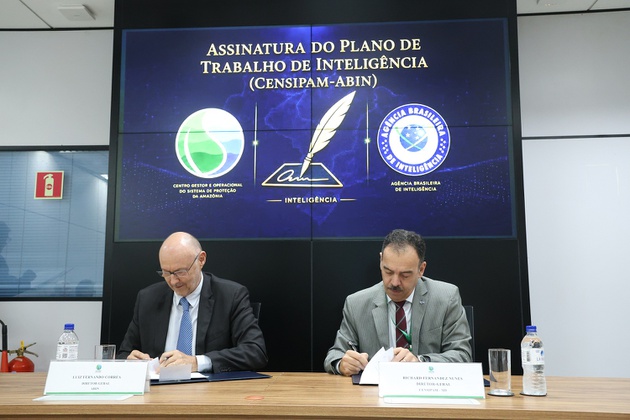 ABIN e Censipam assinam Plano de Trabalho de Inteligência