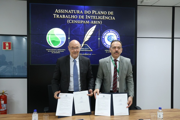 ABIN e Censipam assinam Plano de Trabalho de Inteligência