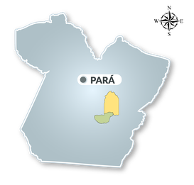 Localização das TIs Apyterewa e Trincheira Bacajá