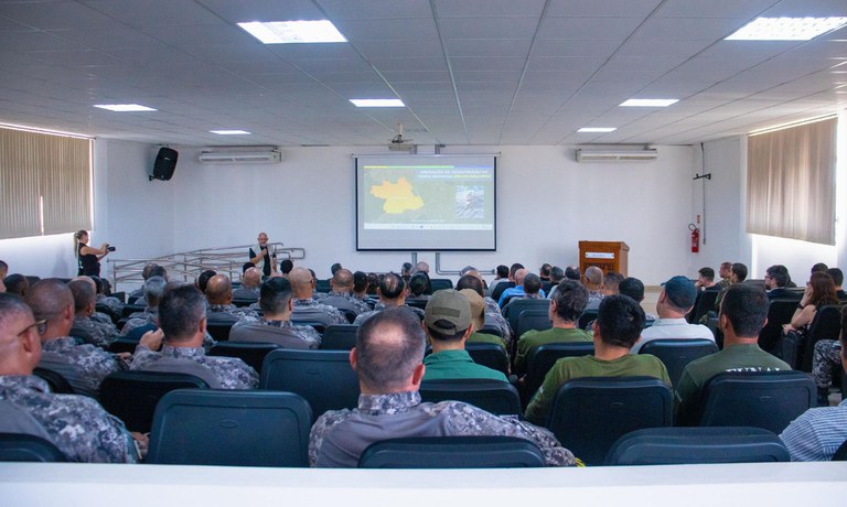 Efetivos dos órgãos federais se reuniram na 17ª Brigada de Infantaria e Selva, em Porto Velho (RO), para reunião geral que marca o início das ações