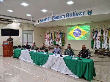 Coletiva de imprensa em Boa Vista/RR