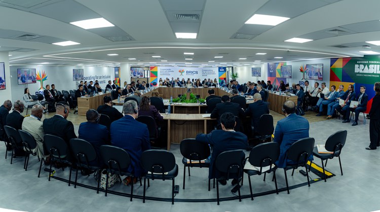 Líderes das delegações do Grupo de Trabalho de Contraterrorismo do BRICS reúnem-se de 4 a 6 de junho, em Brasília/DF (Foto: Rafael Medelima - Brics Brasil)