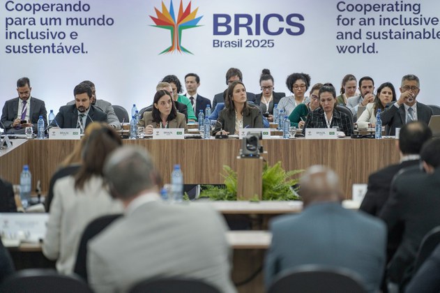 Delegação brasileira apresenta novo Protocolo de Prevenção de Ameaças do Extremismo Violento (Foto: Rafa Neddermeyer - BRICS/Secom/PR)