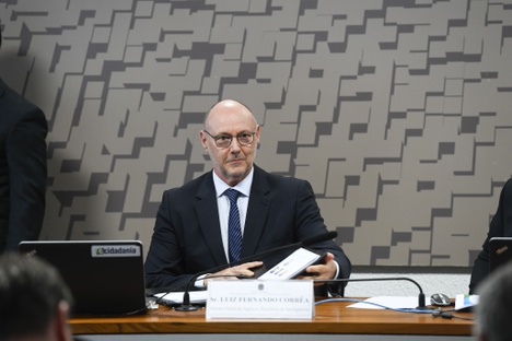Diretor-geral na CCAI (foto: Marcos Oliveira/Agência Senado)