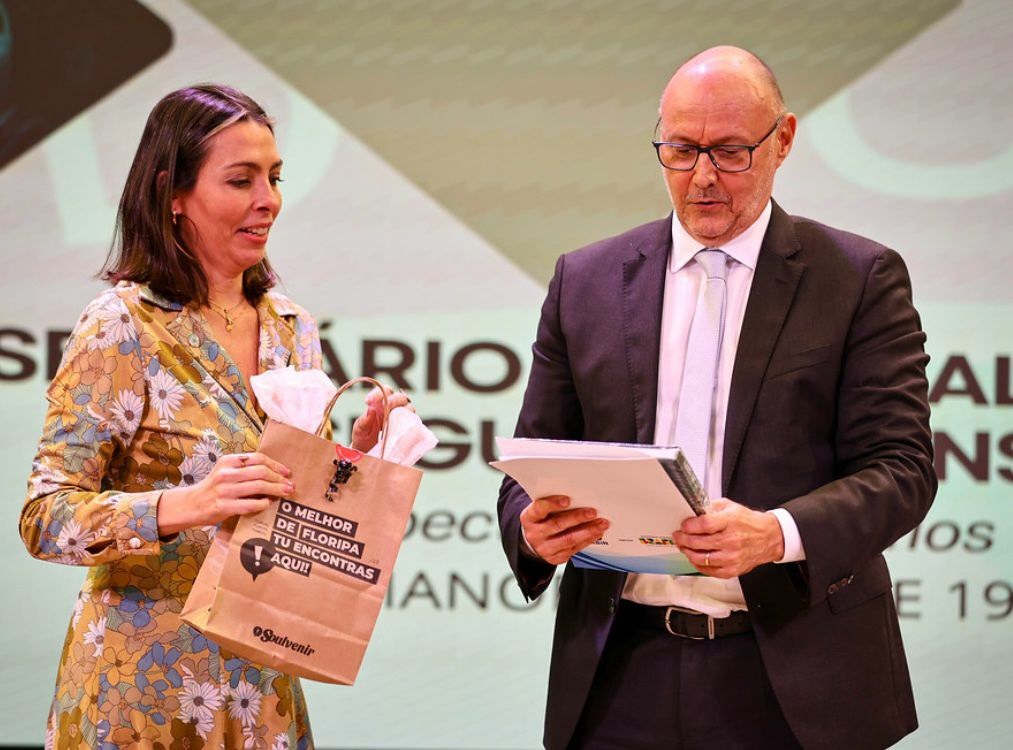 Mariana Muller, Superintendente da ABIN em Santa Catarina, também participou da palestra (Fonte: CISI)