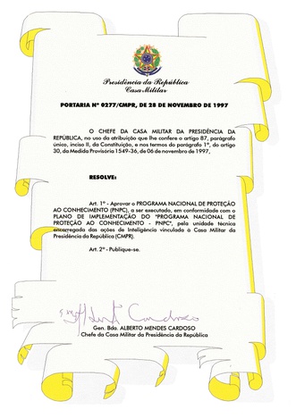 Portaria PNPC GSI 1997